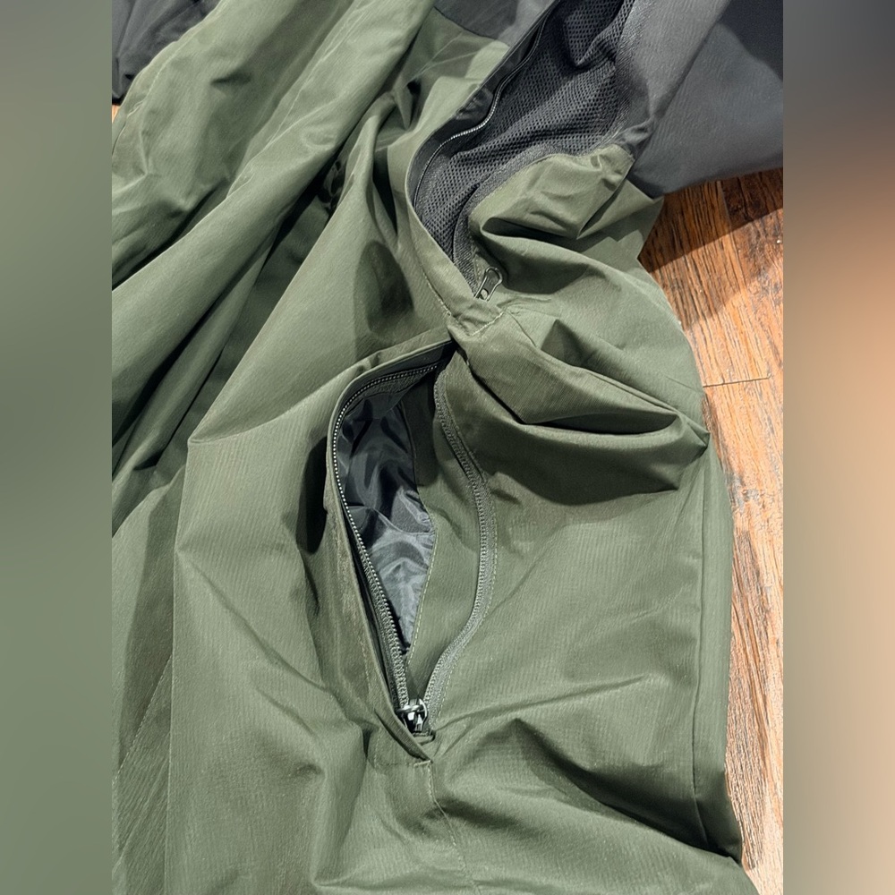 DIXXON Flannel Rain Jacket Mens 2X Green Full Zip Windbreaker Hooded Lightweight - Picture 12 of 16
